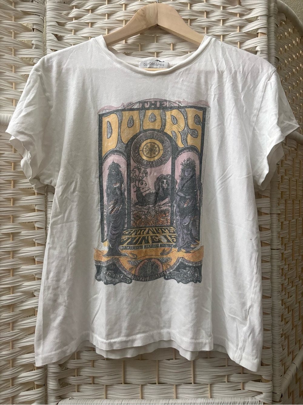 Daydreamer The Doors Vintage Wash Tee - Sz L - Picture 2 of 7